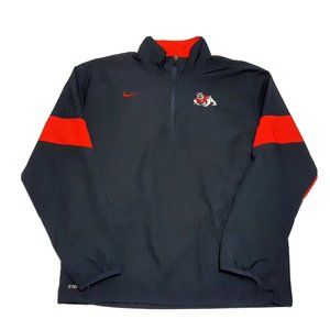 Nike Team Fresno State Bulldogs 1/4 Zip Pullover M